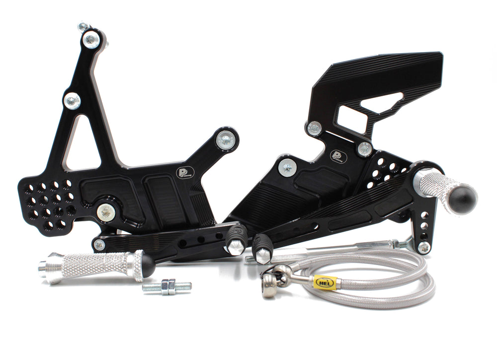 Ninja 400 Rear Rack Rear set Kawasaki Ninja 400 2018+ Full Race Version – msliders