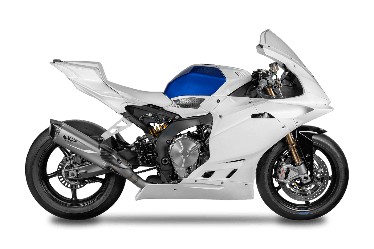 SPARK slip-on exhaust silencer for Yamaha YZF R9 Full Racing