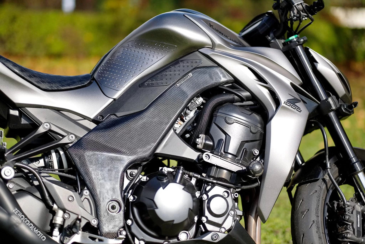 KAWASAKI Z1000 2010-2024 Carbon Fiber Frame Covers