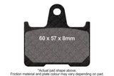 Rear Brake Pads EBC 254HH