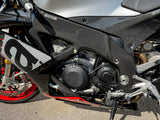 APRILIA Tuono V4 1000 / 1100 RR 2011-2020 Carbon Fiber Under Tank Panels