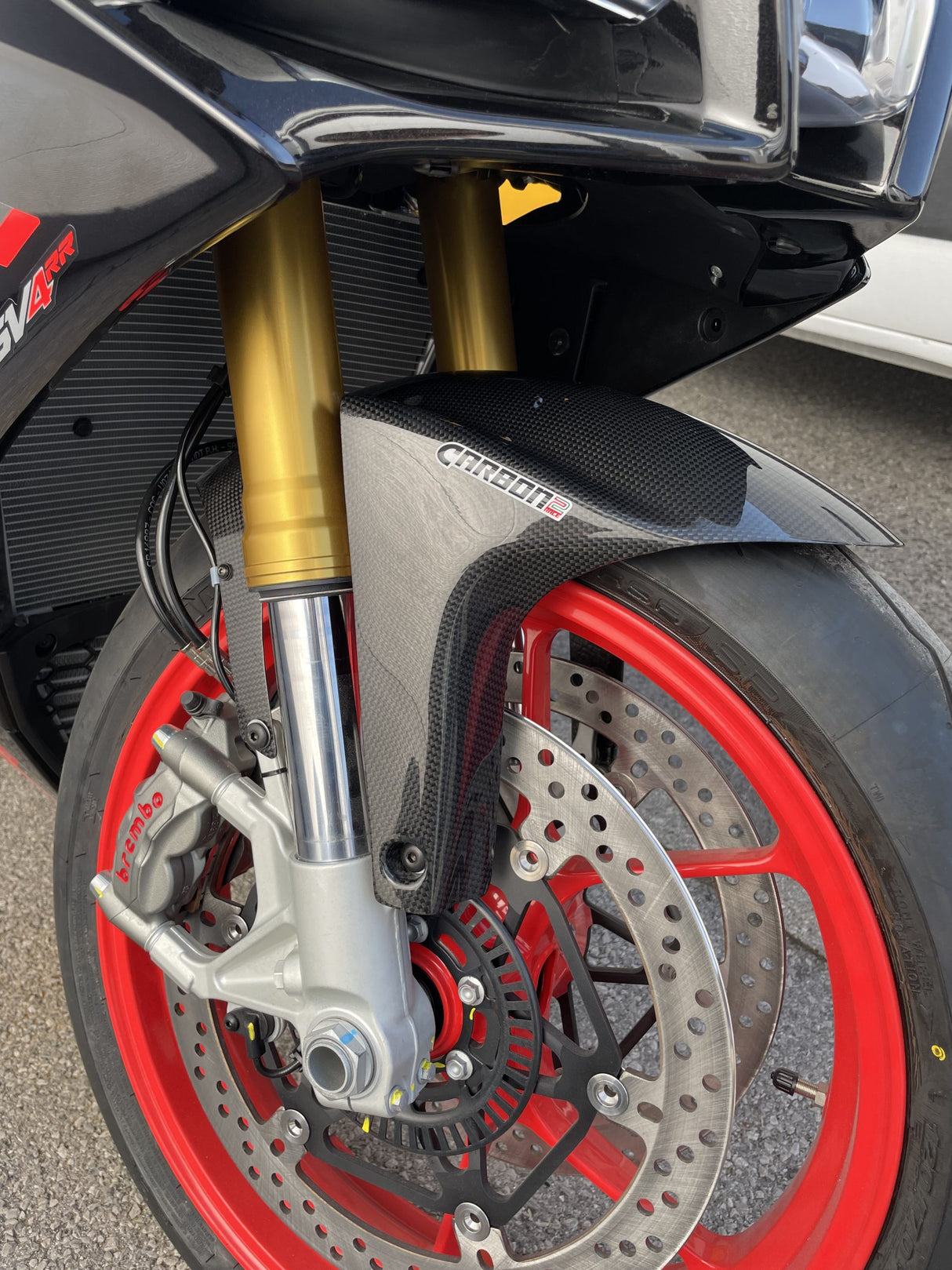 APRILIA Tuono V4 1000 / 1100 RR 2011-2020 Carbon Fiber Front Fender