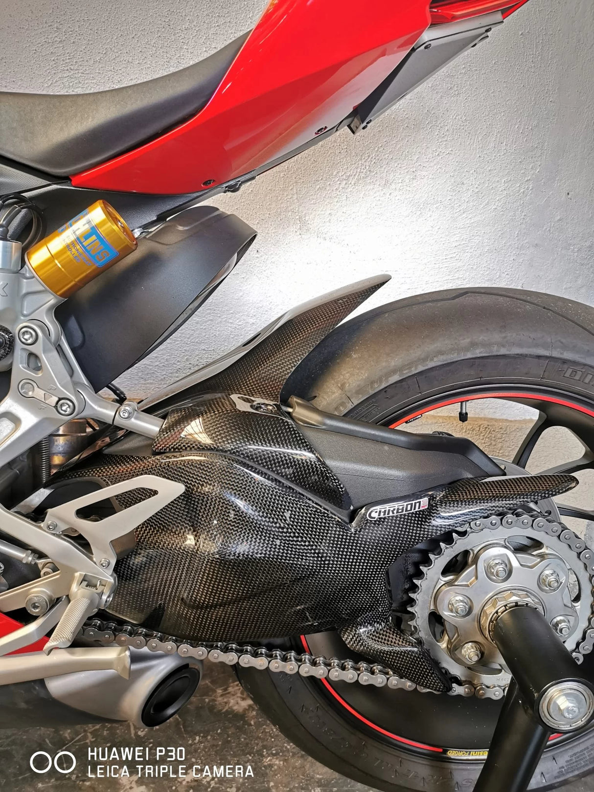 DUCATI Panigale 1199/1299 Carbon Fiber Swingarm Cover