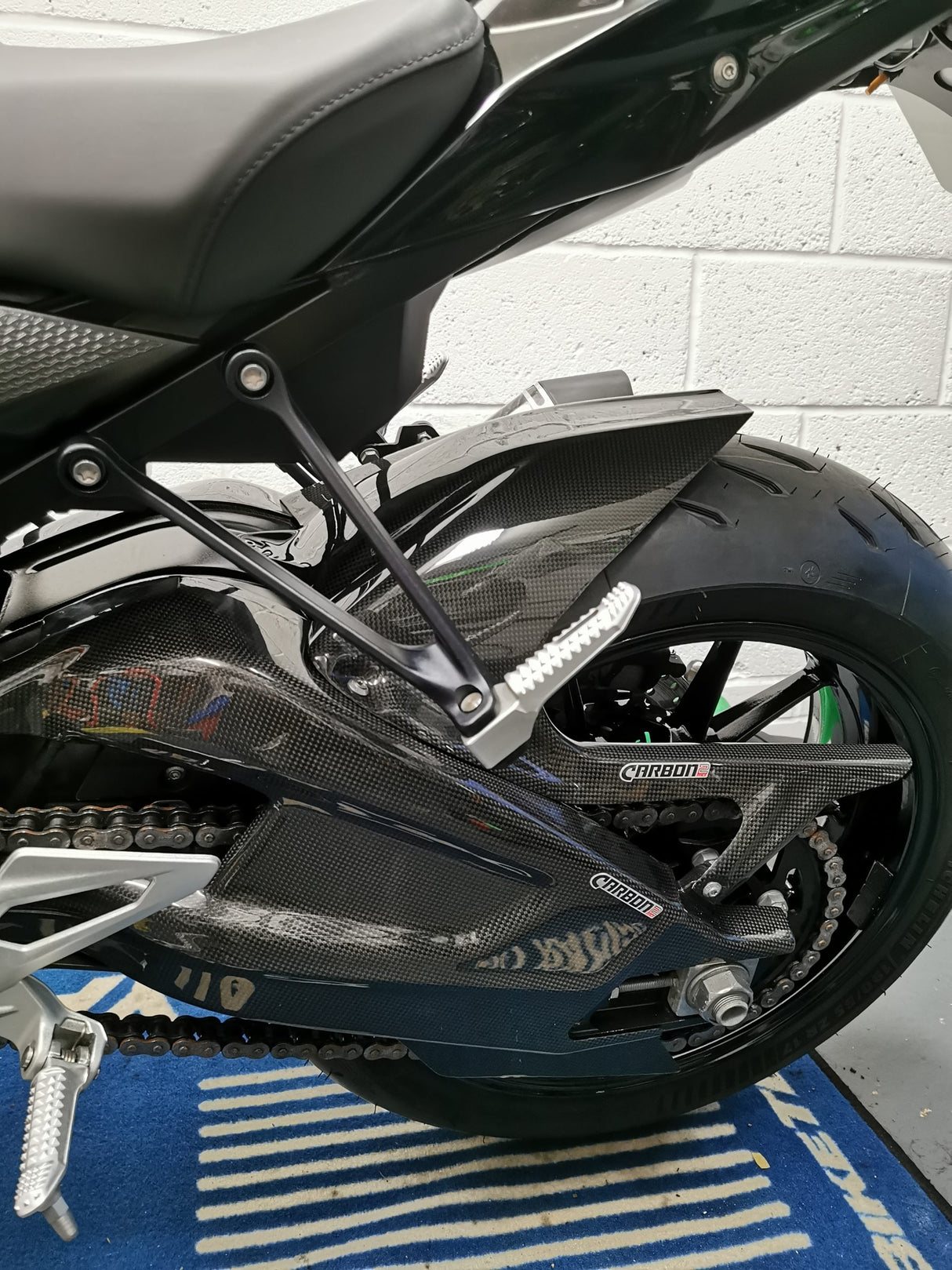 BMW S 1000R 2014-2020 Carbon Fiber Rear Fender with Chain Cover ABS