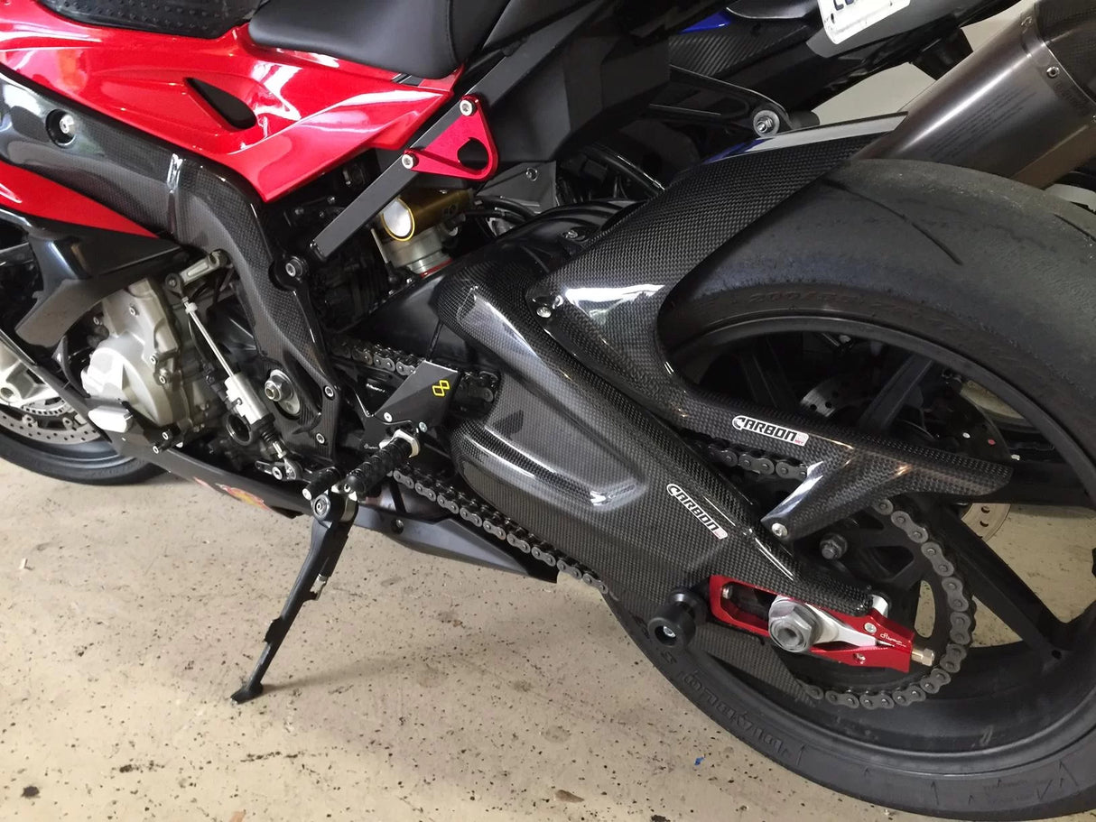 BMW S 1000R 2014-2020 Carbon Fiber Swingarm Covers