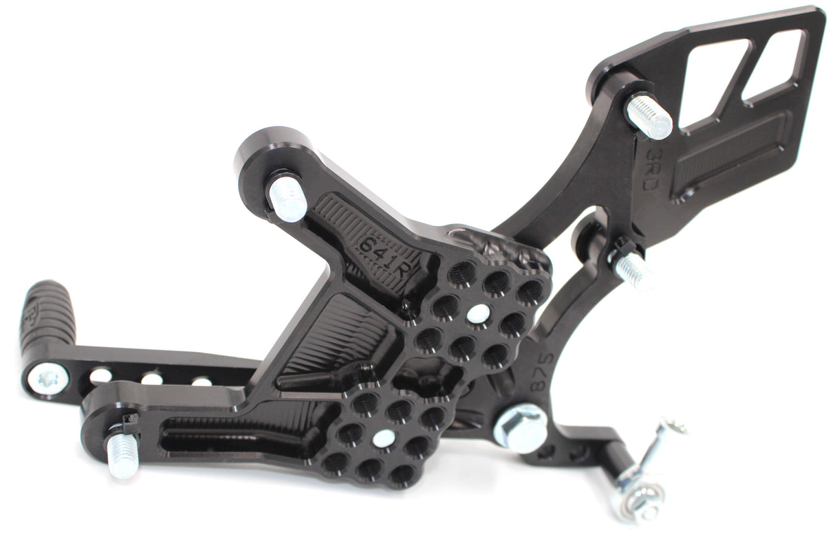 Rear Set Kawasaki ZX-6R, ZX636 (2019-2024) with reverse shifting