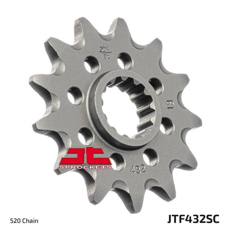 JT Sprockets Steel Front Sprocket – 14 Tooth – JTF252.14 – Natural Steel