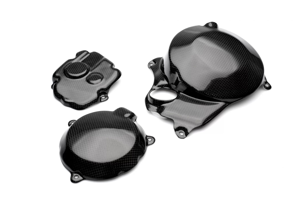 KAWASAKI ZX10R 2011-2024 Carbon Fiber Engine Covers (set 3-pieces)