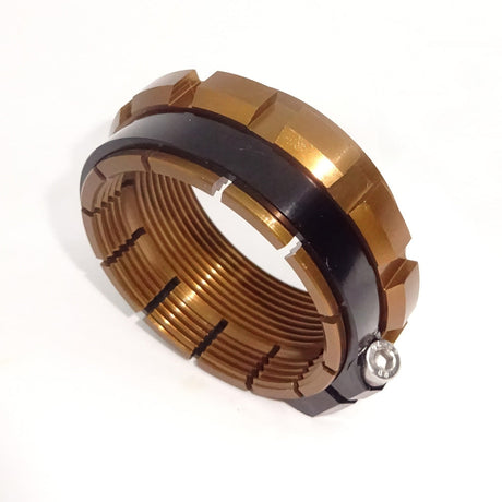 Shock Preload Adjuster KIT w/ clamp Shock WP Link KTM/HQV/GAS GAS bronze - Lainer Suspension