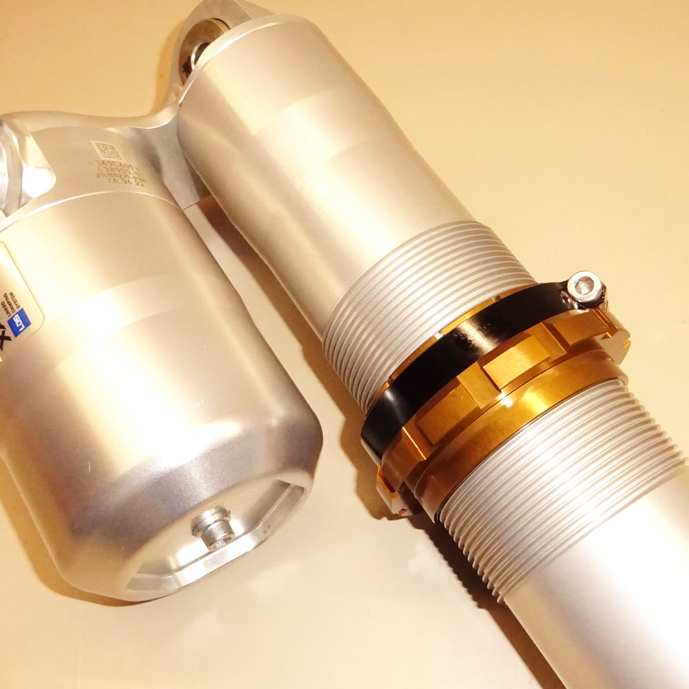 Shock Preload Adjuster KIT w/ clamp Shock WP Link KTM/HQV/GAS GAS bronze - Lainer Suspension