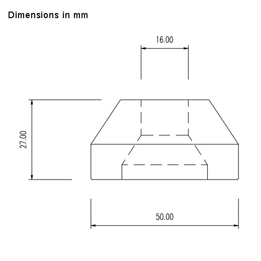 Bottom out bumper 16mm H27 BMW and Road bikes - Lainer Suspension