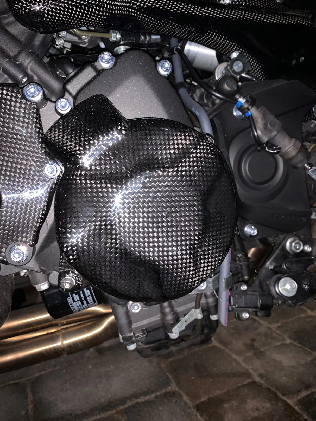 YAMAHA XSR 900 2016-2021 Carbon Fiber Engine Covers (set 4-pieces)