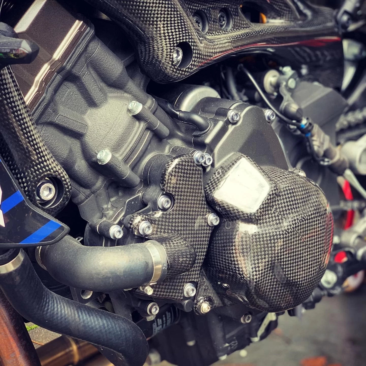 YAMAHA XSR900 2016-2024 Carbon Fiber Water Pump Cover