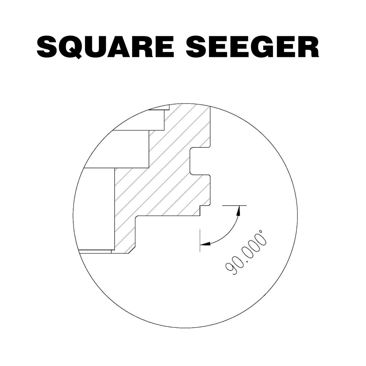 Seal Head Repair Kit 40x14 Square Seeger - Lainer Suspension