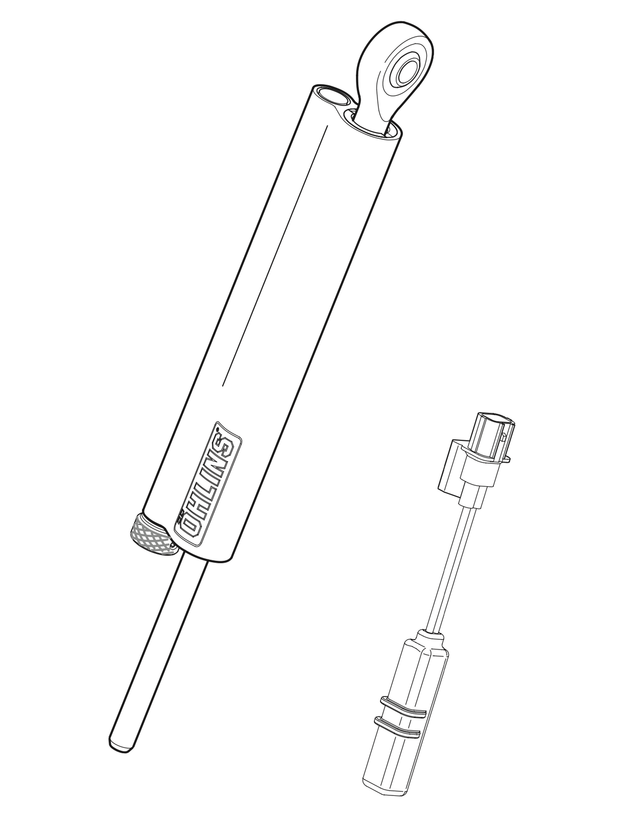 Ohlins Steering Damper SD 030 Suzuki GSX-R 600 / 750 / 1000 / 1300