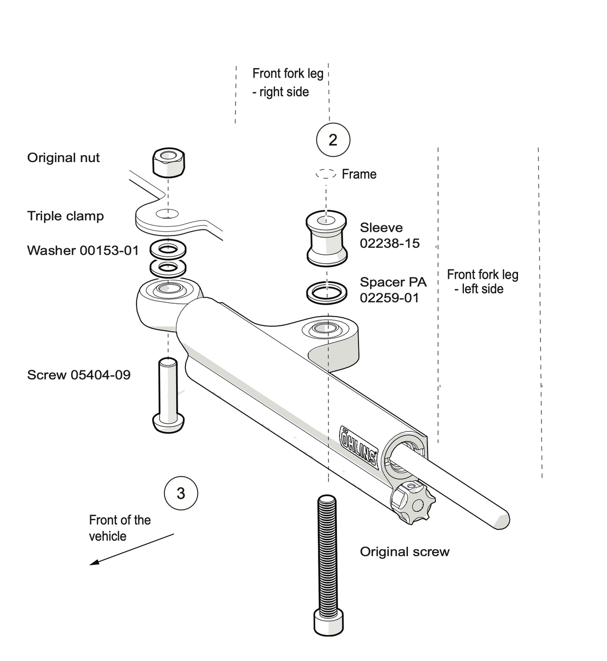 Ohlins Steering Damper SD 046 BMW S1000R 2014 - 2020