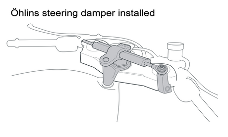 Ohlins Steering Damper SD 055 Yamaha YZF-R6 2017 - 2024