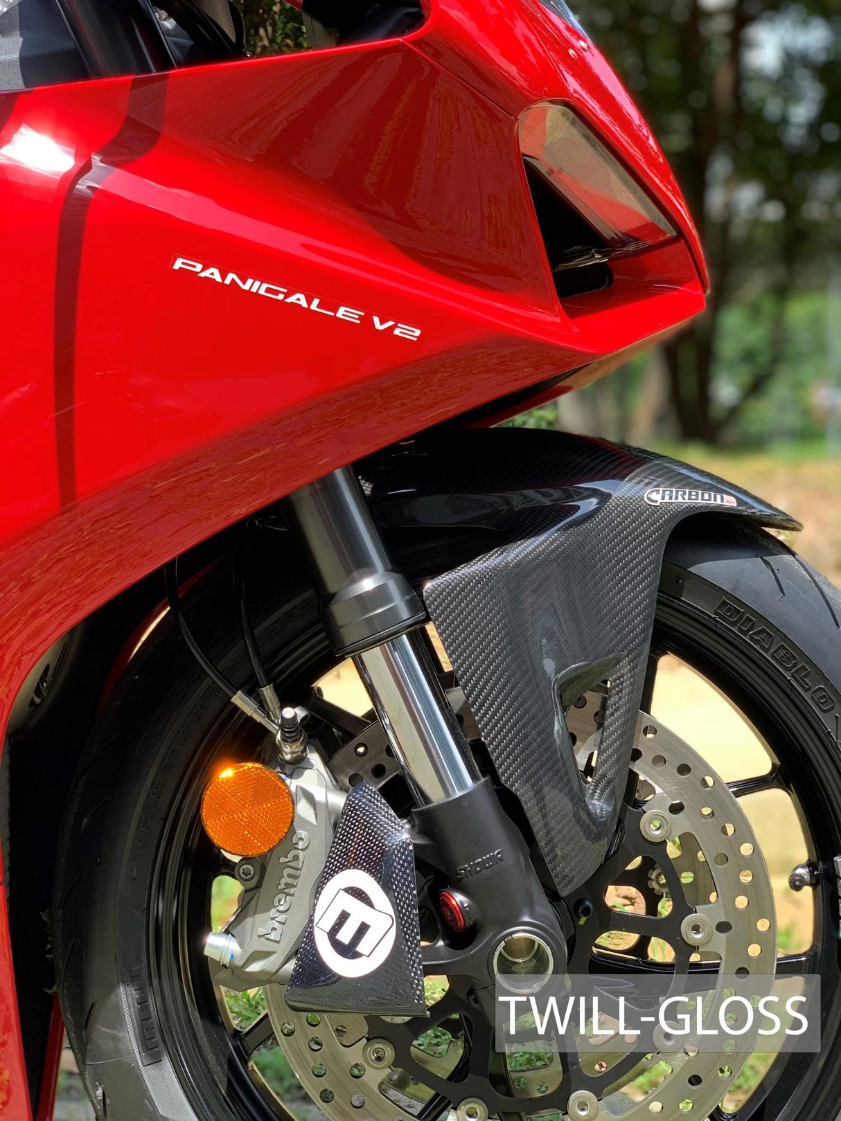 DUCATI Streetfighter V2 Carbon Fiber Front Fender