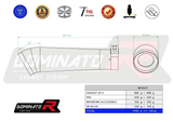 Dominator Exhaust Silencer Kawasaki GPZ 500 1987 - 2003