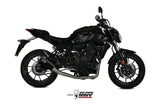 MIVV GP PRO Exhaust Black for Yamaha MT-07 14-24