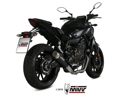 MIVV GP PRO Exhaust Black for Yamaha MT-07 14-24