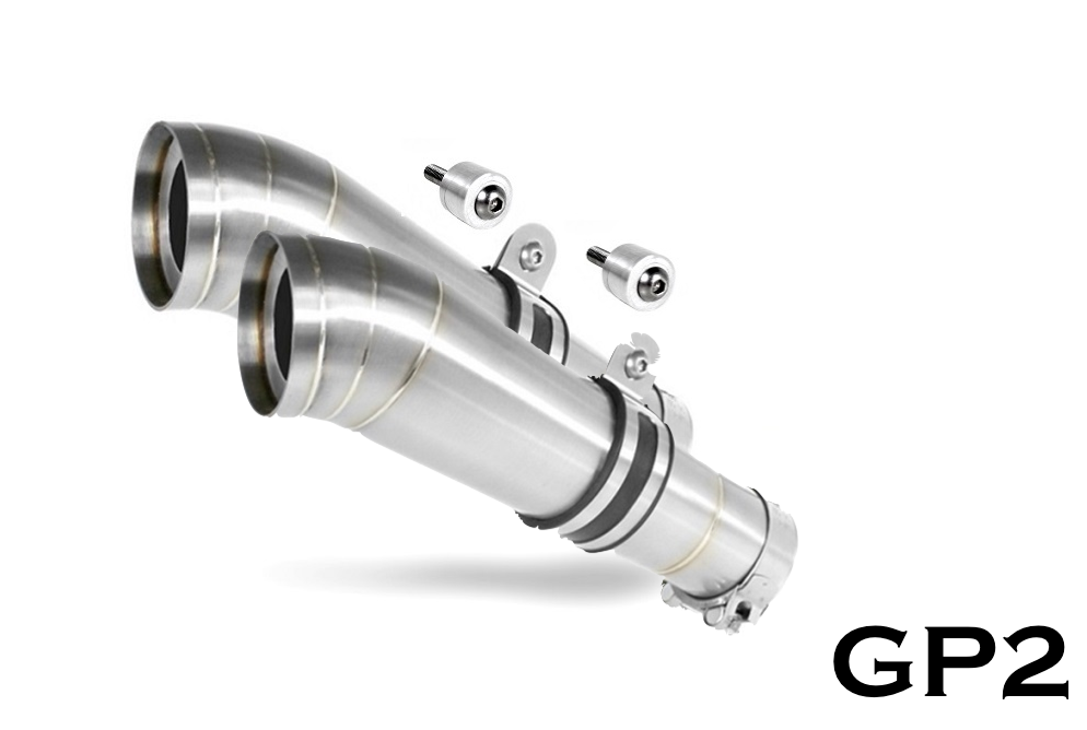 Dominator Exhaust Silencer STREET TRIPLE 675 2007-2012 DOUBLE SYSTEM