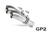 Dominator Exhaust Silencer STREET TRIPLE 675 2007-2012 DOUBLE SYSTEM