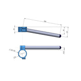 Clip-on handlebars Ø 50.8 mm