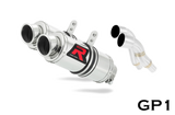 Dominator Exhaust Silencer STREET TRIPLE 675 2007-2012 DOUBLE SYSTEM