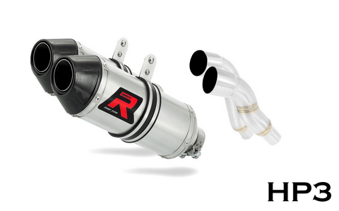 Dominator Exhaust Silencer STREET TRIPLE 675 2007-2012 DOUBLE SYSTEM