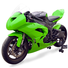 RACE Crash protectors ZX6R 2009 - 2012